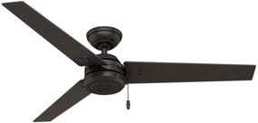 img 2 attached to ✨ Enhance Your Space with the Hunter Cassius Indoor/Outdoor Ceiling Fan - 52", Premier Bronze, Pull Chain Control