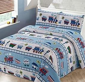 img 4 attached to 🛏️ Kids' Luxury Home Collection Coverlet Bedspread in Bedding Store for Kids