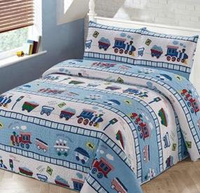 img 3 attached to 🛏️ Kids' Luxury Home Collection Coverlet Bedspread in Bedding Store for Kids