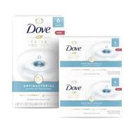 dove beauty antibacterial protects dryness logo