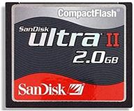 высокоскоростная карта памяти sandisk ultra ii compactflash 2 гб - скорость передачи 15 мб/с логотип