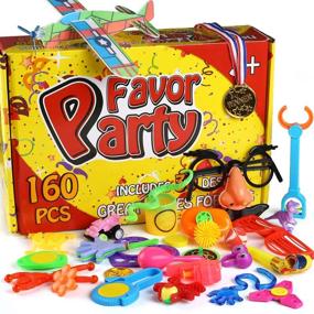 img 3 attached to 160 PCS Party Favors for Kids Birthday: A Comprehensive Collection of 30 Kinds! Ideal for Carnival Prizes, Classroom Rewards, Goodie Bags, Pinata Fillers & More. Perfect Treasure Chest Box for Boys & Girls