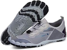 img 2 attached to Barefoot Diving Outdoor Hiking Walking Men's Shoes for Athletic