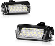 улучшите свой toyota camry, highlander и многое другое с vipmotoz full led license plate light lamp assembly replacement - 2 штуки, 6000k белый алмазный выпуск. логотип