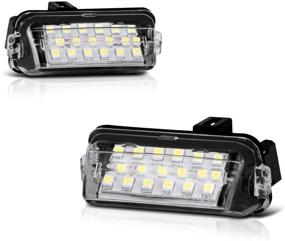 img 4 attached to Улучшите свой Toyota Camry, Highlander и многое другое с VIPMOTOZ Full LED License Plate Light Lamp Assembly Replacement - 2 штуки, 6000K белый алмазный выпуск.