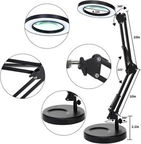 img 1 attached to Magnifying HITTI Stepless 8 Diopter Magnifier Lighting & Ceiling Fans