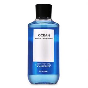 img 1 attached to 🛁 Bath and Body Works 3 Pack 2-in-1 Hair + Body Wash: Freshwater, Graphite, and Ocean - 10 унций.