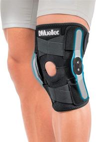 img 2 attached to 🏋️ Mueller Adjustable Hinged Knee Brace - Black/Gray, One Size Fits Most: Optimal Support for Athletic Recovery and Joint Stability