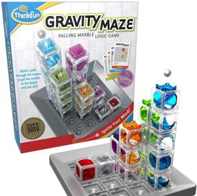 img 4 attached to Logic-Building Fun: ThinkFun's Gravity Marble Logic Game for Girls