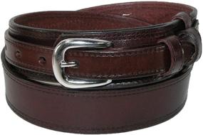 img 4 attached to CTM Leather Removable Buckle Ranger Men's Accessories and Belts