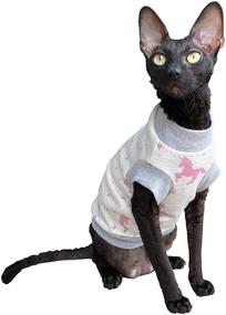 img 1 attached to 🦄 Stylish and Charming Kotomoda Cat's Turtleneck Unicorn in White - Perfect for Any Feline Fashionista!