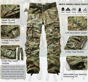 img 1 attached to AKARMY Lightweight Outdoor Multi Pocket Trousers Outdoor Recreation in Outdoor Clothing