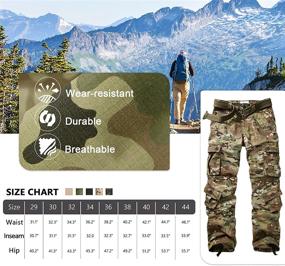 img 2 attached to AKARMY Lightweight Outdoor Multi Pocket Trousers Outdoor Recreation in Outdoor Clothing