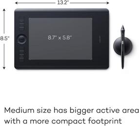 img 1 attached to New Model Wacom PTH660 Medium Intuos Pro Drawing Tablet for Mac or PC - Black