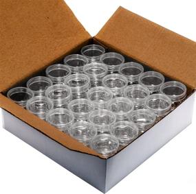 img 4 attached to Ljdeals Transparent Plastic Cosmetic Storage Container