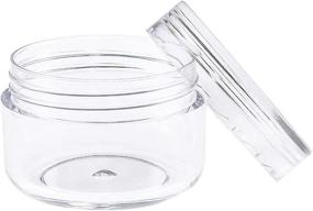 img 1 attached to Ljdeals Transparent Plastic Cosmetic Storage Container