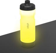 💡 led2o 20 ounce light-up squeeze sports water bottle with dual-mode led lighting logo