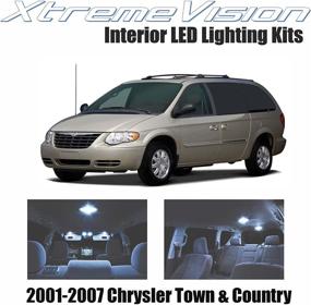 img 4 attached to Enhanced XtremeVision Cool White Interior LED Kit (16 Pieces) with Installation Tool for Chrysler Town & Country 2001-2007