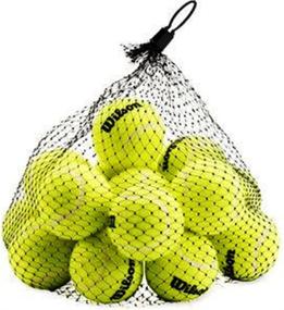 img 1 attached to 🎾 Premium Quality Wilson Wilson Pressureless Tennis Balls - 18 Ball Bag: Ultimate Performance and Durability!