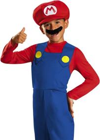 img 2 attached to Super Brothers Classic Costume for Nintendo - Unleash Nostalgic Gaming Fun!