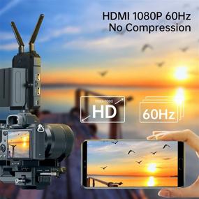 img 2 attached to 📷 Hollyland Mars 300 PRO - Беспроводной передатчик и приемник с HDMI-петлей для фотоаппаратов DSLR/MILC | Дальность 300 футов | Задержка менее 0,08S | Система передачи видео 1080P HD (улучшенная)