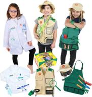 🔬 born toys explorer scientist halloween set: unleash your inner adventurer! logo