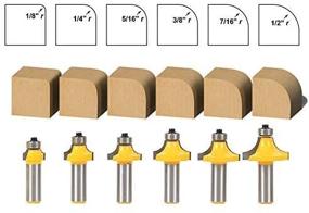 img 1 attached to Roundover Rounding Edge Forming Woodworking Assorted