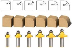 img 4 attached to Roundover Rounding Edge Forming Woodworking Assorted