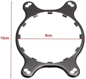 img 3 attached to 🔧 Комплект крепежного кронштейна Nago0 AM4 для систем охлаждения ЦП - Кронштейн для вентиляторов радиатора с задней пластиной крепления - Совместим с разъемом AM4