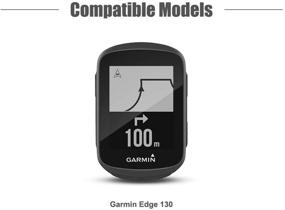 img 3 attached to TUSITA Силиконовый защитный чехол для велосипедного компьютера Garmin Edge 130/Edge 130 Plus GPS - оптимизированные аксессуары для велосипедного GPS-компьютера