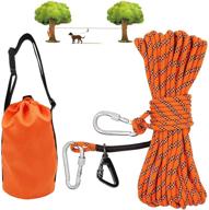 🐕 xiaz 50ft dog tie out cable: portable camping trolley system for dogs up to 200lbs logo