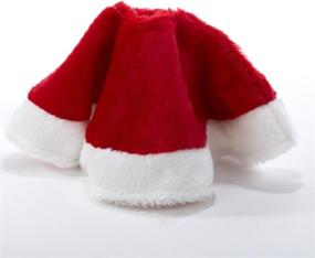 img 2 attached to 🎄 Kurt Adler 15-Inch Plush Mini Christmas Tree Skirt in Red and White