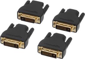 img 4 attached to Enhance Your Display Experience with the AmazonBasics HDMI DVI D Adapter 4 Pack