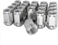 🔩 npauto chrome wheel lug nuts 1/2 x 20, 1.38" 3/4" hex conical replacement for ford mustang edge ranger flex explorer e-150 crown victoria, dodge ram 1500, pack of 20" - enhancing seo: "npauto chrome lug nuts 1/2 x 20, 1.38" 3/4" hex conical replacement for ford mustang edge ranger flex explorer e-150 crown victoria, dodge ram 1500 - pack of 20 логотип