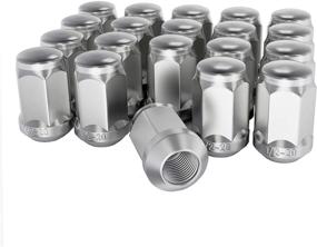 img 4 attached to 🔩 NPAUTO Chrome Wheel Lug Nuts 1/2 x 20, 1.38" 3/4" Hex Conical Replacement for Ford Mustang Edge Ranger Flex Explorer E-150 Crown Victoria, Dodge Ram 1500, Pack of 20" - Enhancing SEO: "NPAUTO Chrome Lug Nuts 1/2 x 20, 1.38" 3/4" Hex Conical Replacement for Ford Mustang Edge Ranger Flex Explorer E-150 Crown Victoria, Dodge Ram 1500 - Pack of 20