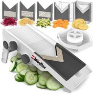 🥒 mueller austria multi blade mandoline cheese/vegetable slicer, cutter & shredder with ultimate adjustability for maximum precision logo