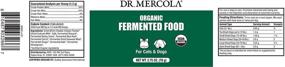 img 1 attached to 🐱 Dr. Mercola USDA Organic Fermented Food for Cats &amp; Dogs, 2.75 oz (78g) per Container, Non-GMO, Gluten-Free, Soy-Free