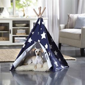 img 1 attached to 🏕️ zoovilla Pet Teepee Shelter