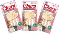 🐱 inaba churu tuna & salmon flavor lickable purée natural cat treats - 12 tubes logo