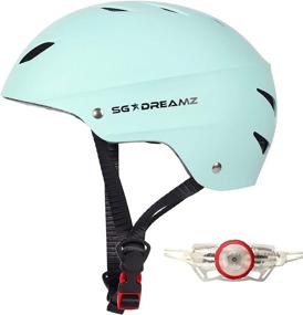 img 4 attached to 🚲 SG DREAMZ Adult Helmet – Commuter Bicycle Helmet for Men and Women - Adjustable Dial for Head Circumference 21.6" to 24" (Large Head Size)