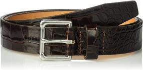 img 1 attached to Circa Handcrafted Italian Crocodile Embossed Men's Accessories