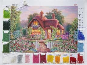 img 3 attached to Needlepoint Embroidery Cottage Beaded Stitching