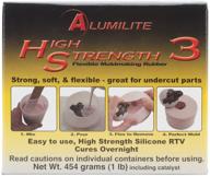crafter's companion a20501 alumilite high strength 3 liquid mold making rubber, 1lb, pink logo