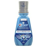 🌿 crest pro-health advanced mouthwash - alcohol-free, multi-protection, fresh mint, 500ml (16.9 fl oz) logo