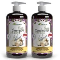 🧄 vita a to zee garlic hair shampoo & conditioner: natural hair growth treatment with anti dht blocker logo
