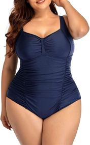 img 3 attached to Daci Swimsuits: Vintage Swimwear for Women's Clothing & Stylish Cover Ups with Control