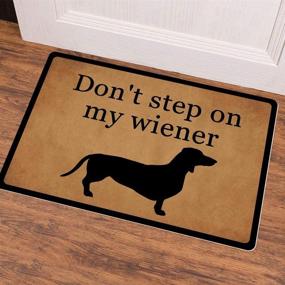 img 3 attached to Ruiyida Dachshund Entrance Decorative Non Woven