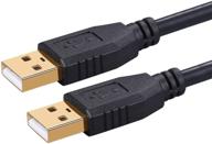 🔌 100ft usb-кабель, tanbin usb a к a мужской к мужскому 2.0 кабель для передачи данных - идеально подходит для корпусов жестких дисков, принтеров, модемов, камер логотип