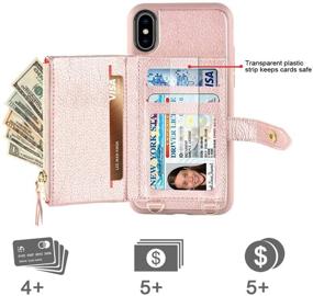 img 3 attached to LAMEEKU Wallet Case For IPhone Xs And IPhone X 5 Cell Phones & Accessories