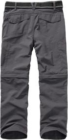 img 2 attached to 👖 Convertible Trousers for Boys, Children's BoysCasual Pants, Boys' Clothing